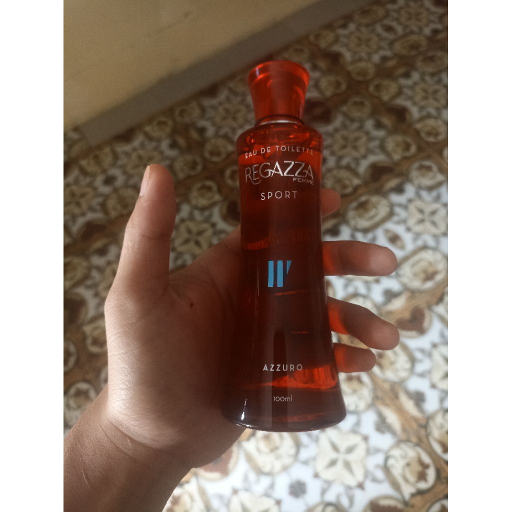 Parfum Wanita Regazza Sport Spray Cologne 100ml - Aroma Segar dan Tahan Lama untuk Aktivitas Sehari-