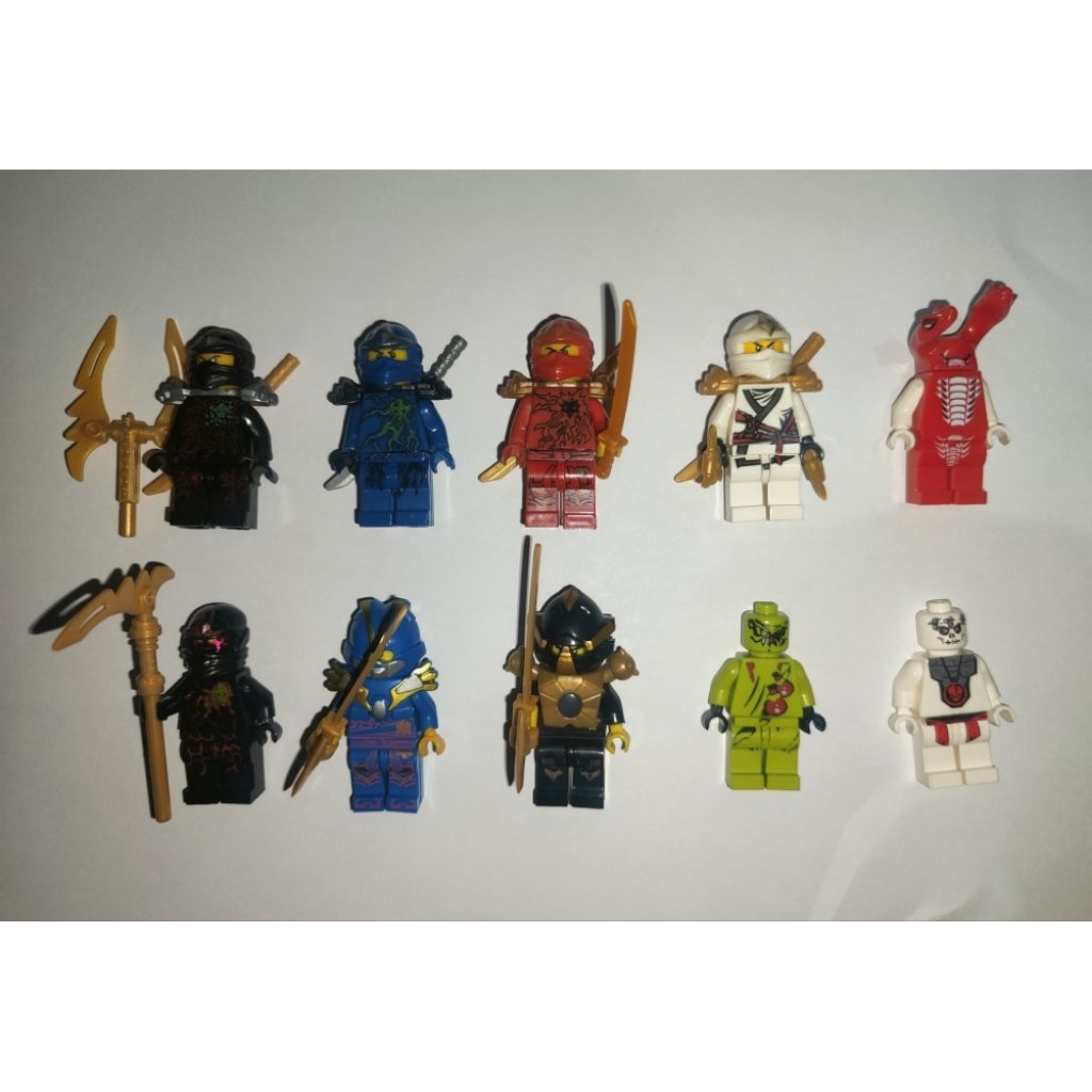 Mainan Karakter Ninjago | Minifigure Ninjago | Mainan Anak -Edukatif, Beragam Karakter