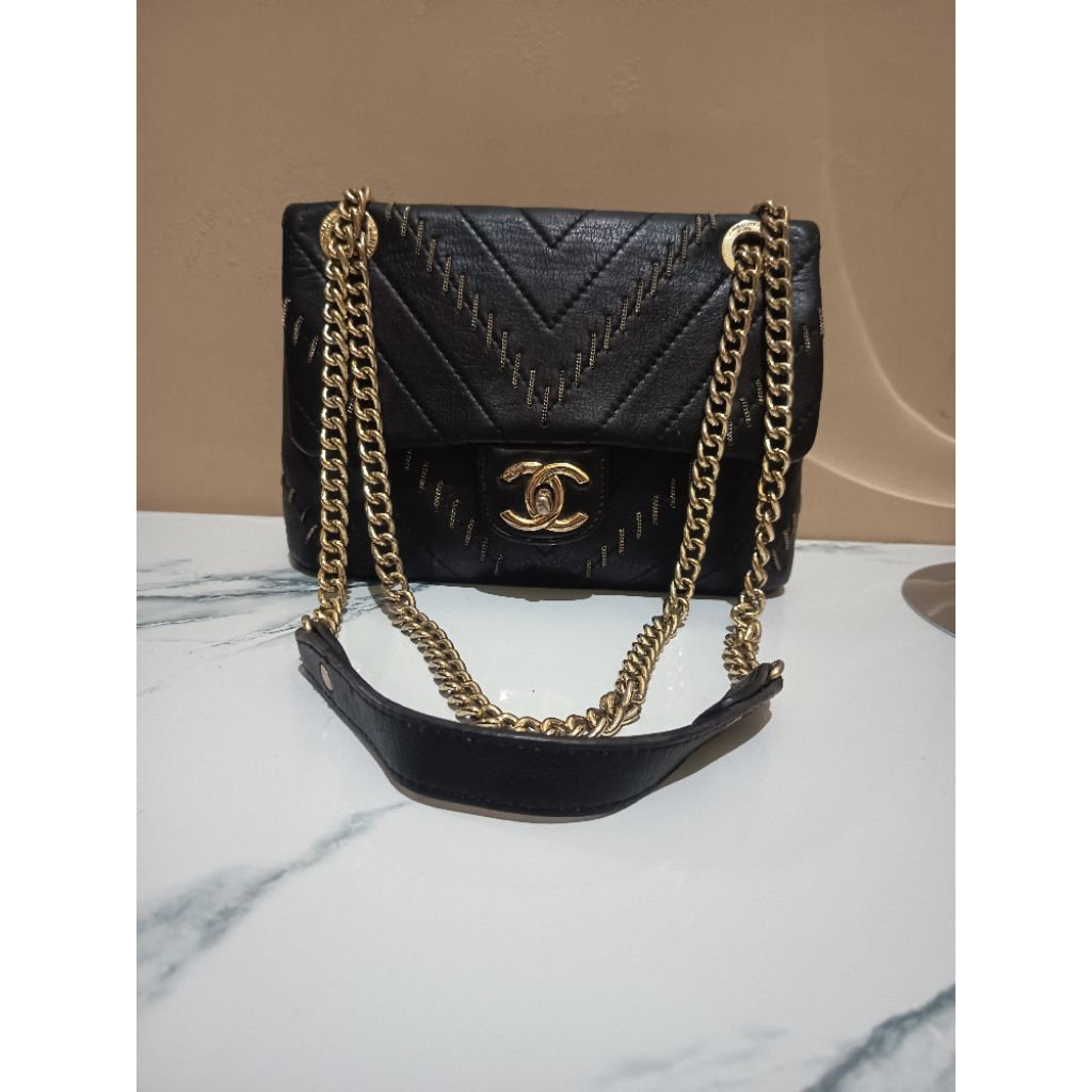 chanel sling vintage bag preloved