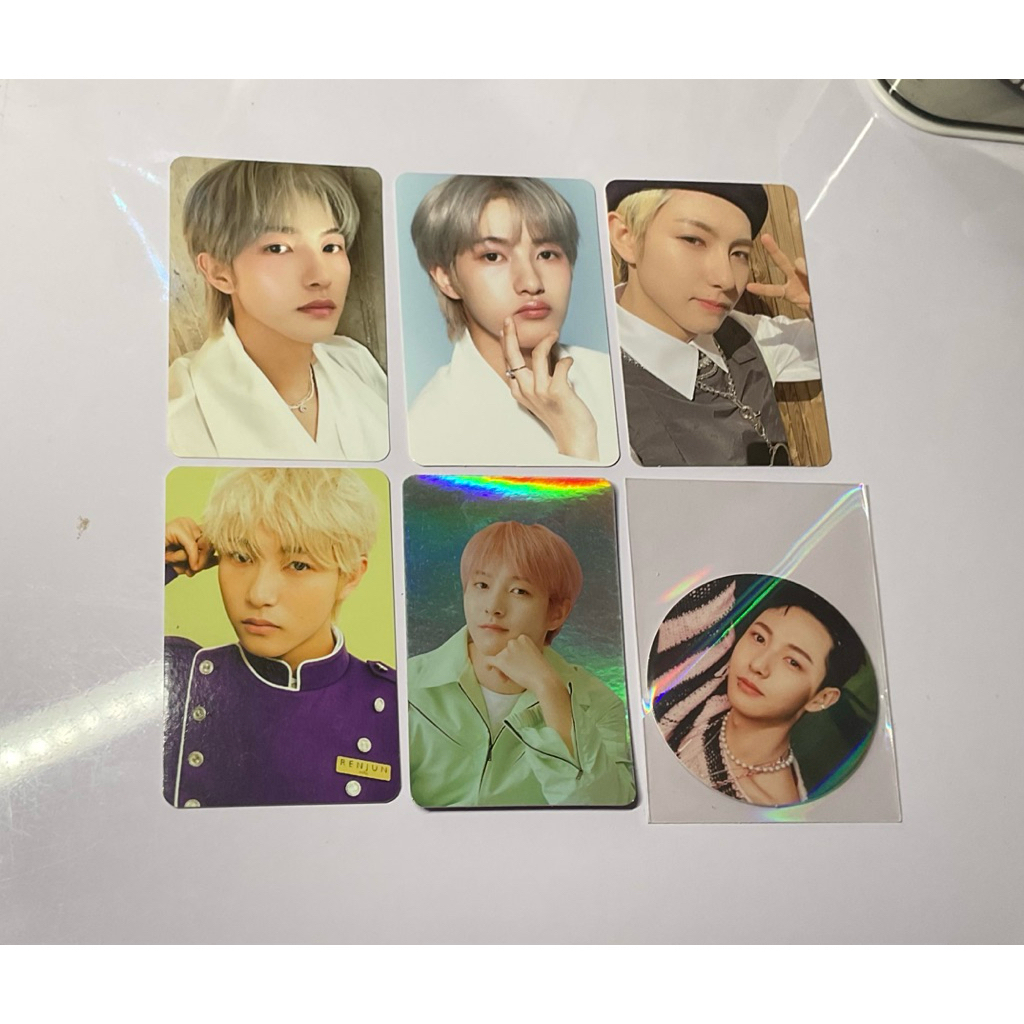photocard official aab renjun nct dream cc glitch mode reload trading card sg 2024 pob sg 2021 2022 