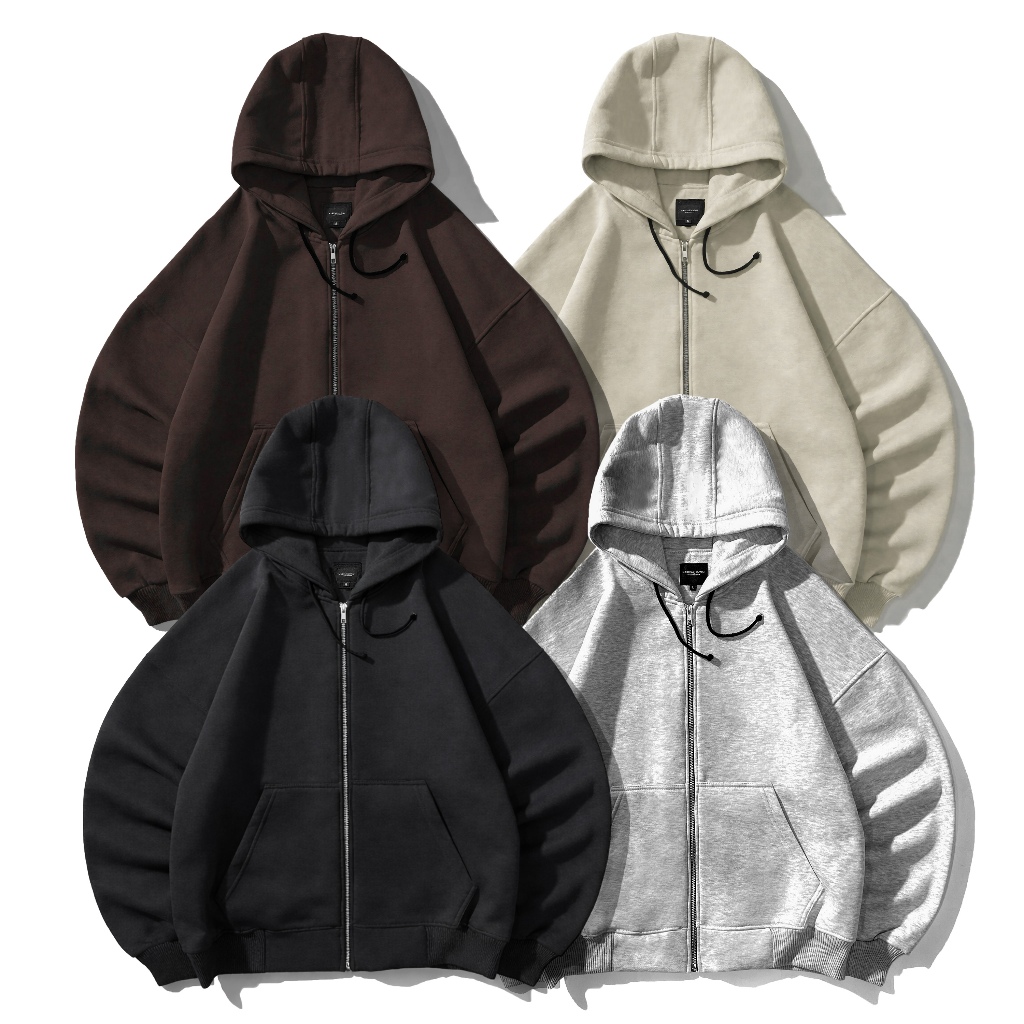 ZIPPER HOODIE BOXY POLOS / ZIPPER HOODIE BOXY POLOS PRIA