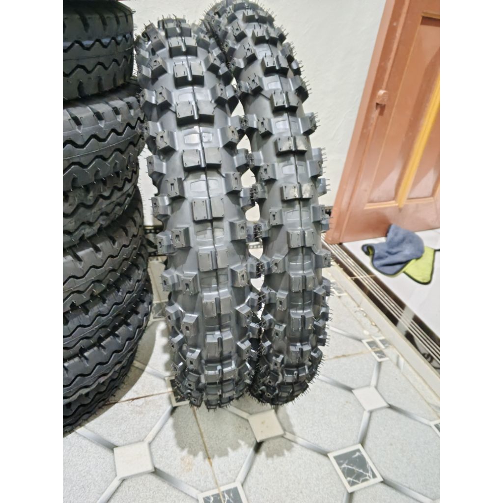 (Promo Cuci Gudang Merk Dihapus/Digosok) Ban Luar Trail Ring 17 PRIMAAX Godzilla Sk51 90/100-17 Tube
