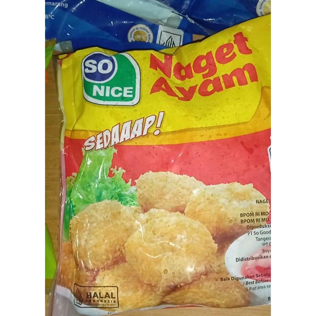 so nice nugget ayam 500gram