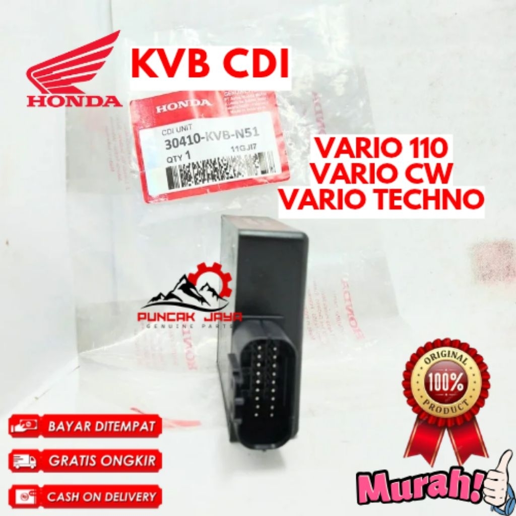 CDI ORIGINAL HONDA KODE KVB, CDI GRAND, CDI VARIO 110, CDI VARIO CW, CDI, VARIO TECHNO