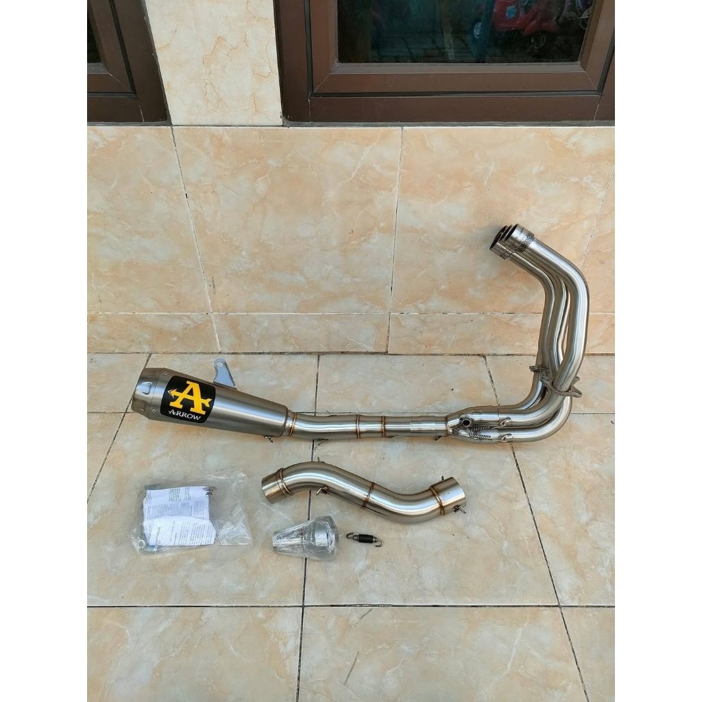knalpot racing arrow prorace untuk zx25r zx25rr