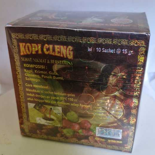 10 Sachet Kopi Cleng Original - Membantu Meningkatkan Stamina