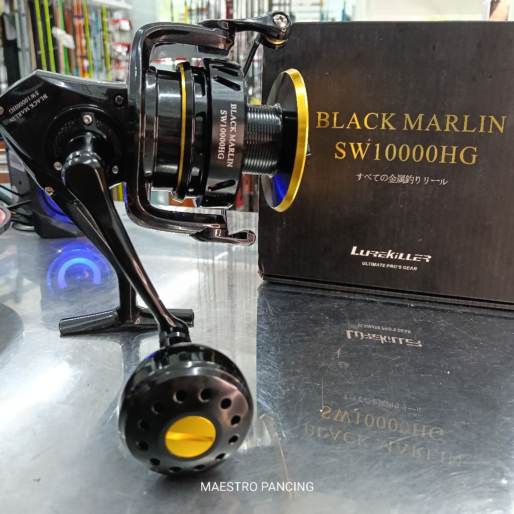 LUREKILLER BLACK MARLIN SW 10000HG SW 6000HG Reel Pancing Heavy Duty Metal Body SaltWater Power hand