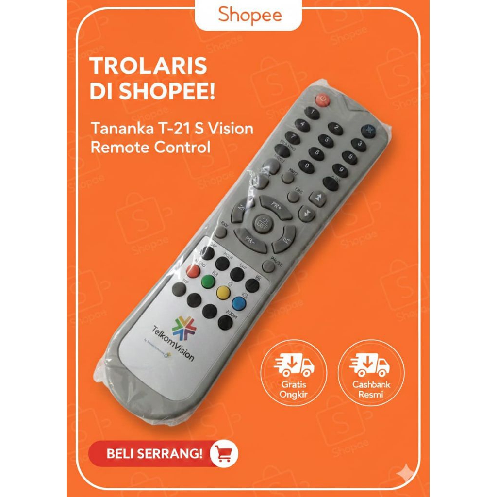 REMOTE STB RECEIVER PARABOLA TELKOM VISION