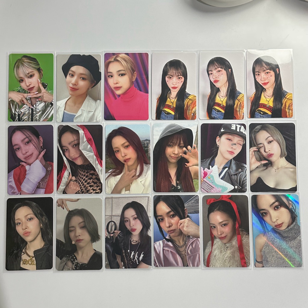 wts photocard pc official itzy ryujin yuna yeji chaeryeong lia