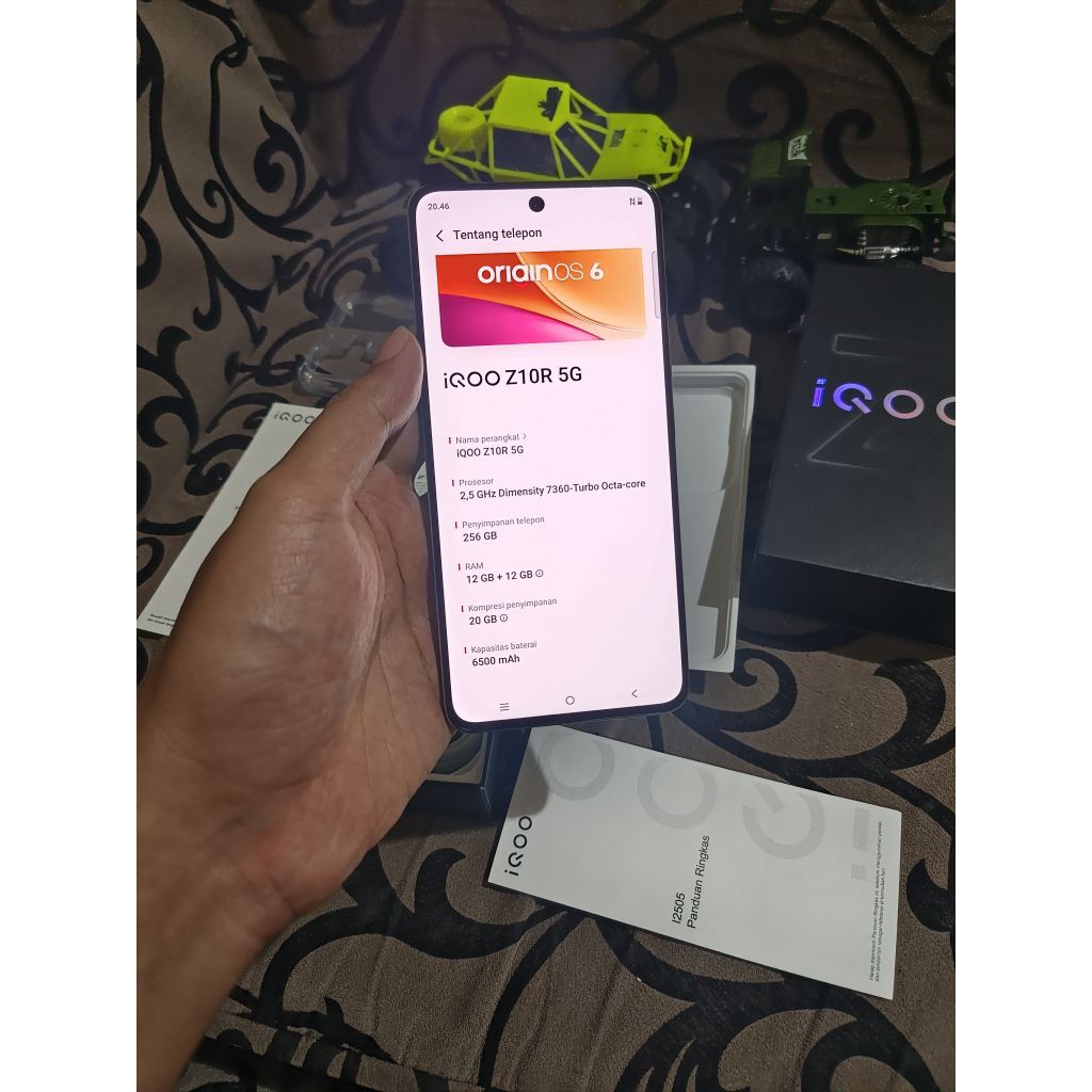 IQOO Z10R 5G 12/256 second like new murah