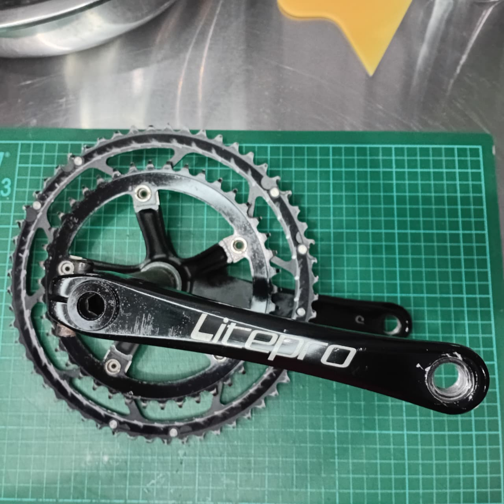 Crankset Litepro Double Chainring