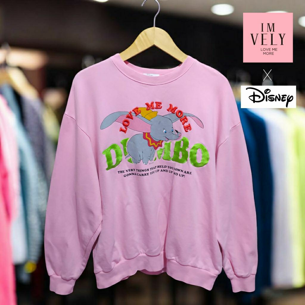 SWEATER PINK DISNEY DUMBO X IM VELY