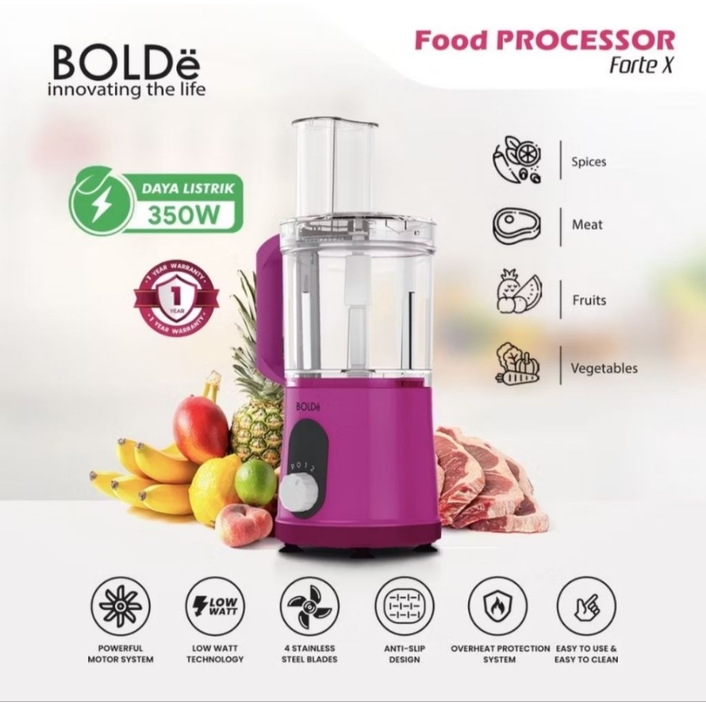 BOLDE Food Processor Forte X