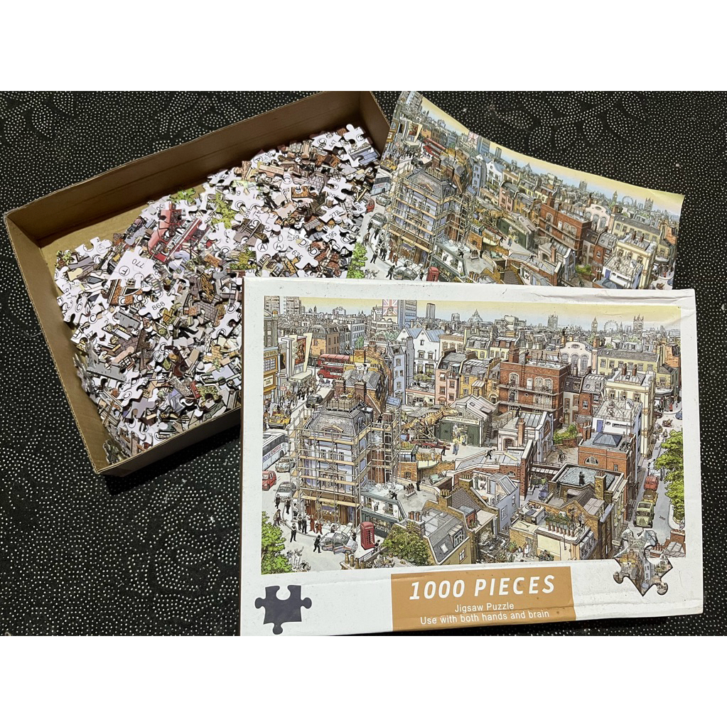 puzzle 1000 pcs preloved