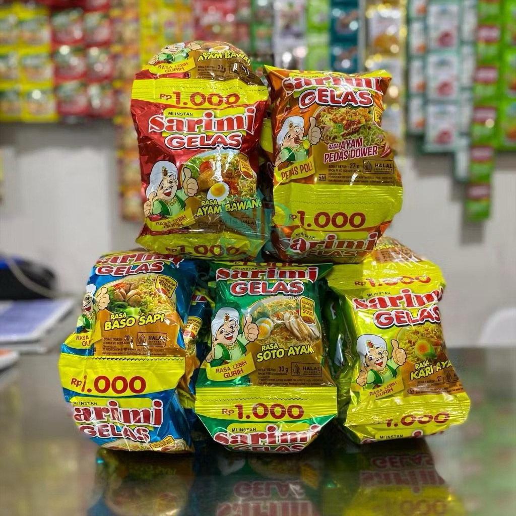 MIE GELAS SARIMI 1 RENCENG ISI 10 SACHET
