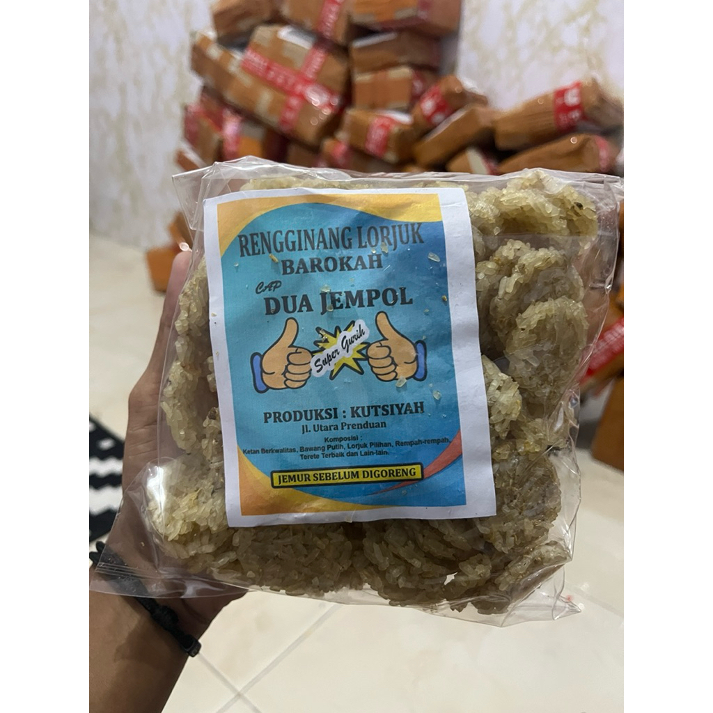 Rengginang lorjuk koin asli khas madura sumenep