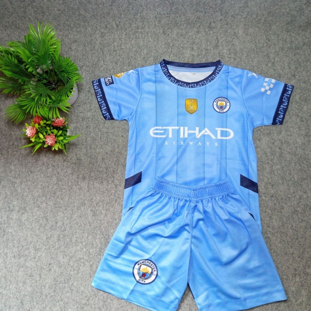 Jersey Kaos Bola Anak Haaland Jersey Bola Anak Jersey Futsal Anak Setelan Jersey Terlaris