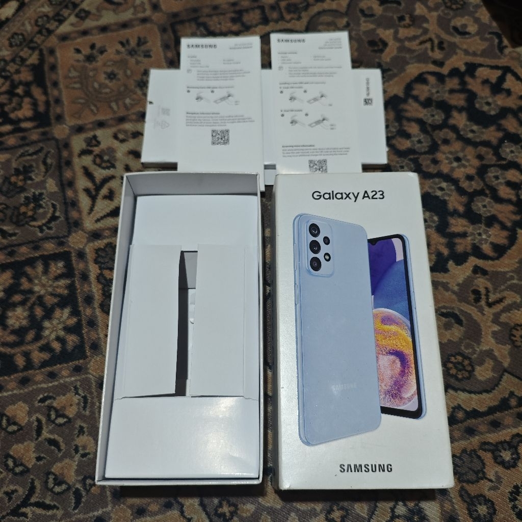 Dus Box Samsung A23 Bekas bawaan unit Original Asli Copotan