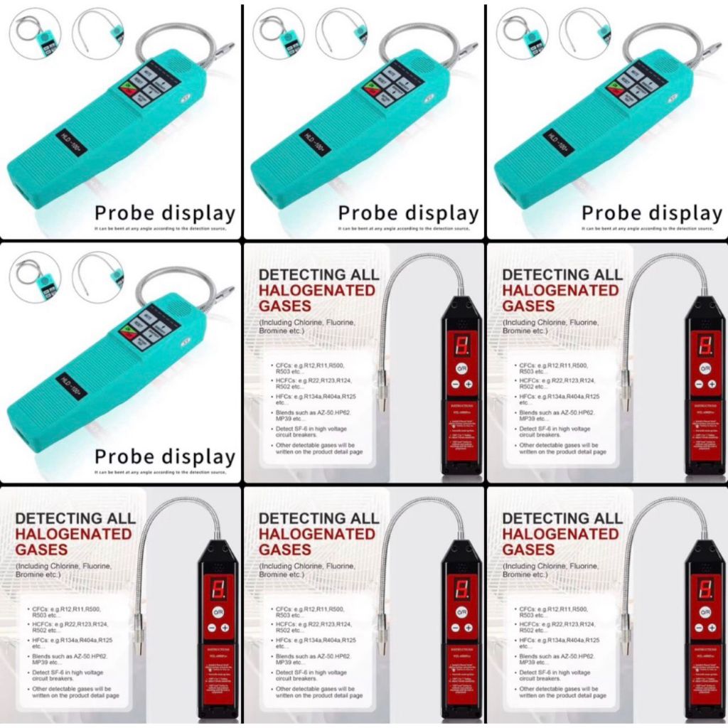 Alat Detektor Kebocoran Semua Pendingin AC Halogen Leak Detector Freon Gas Analyzer Gas Detector wit