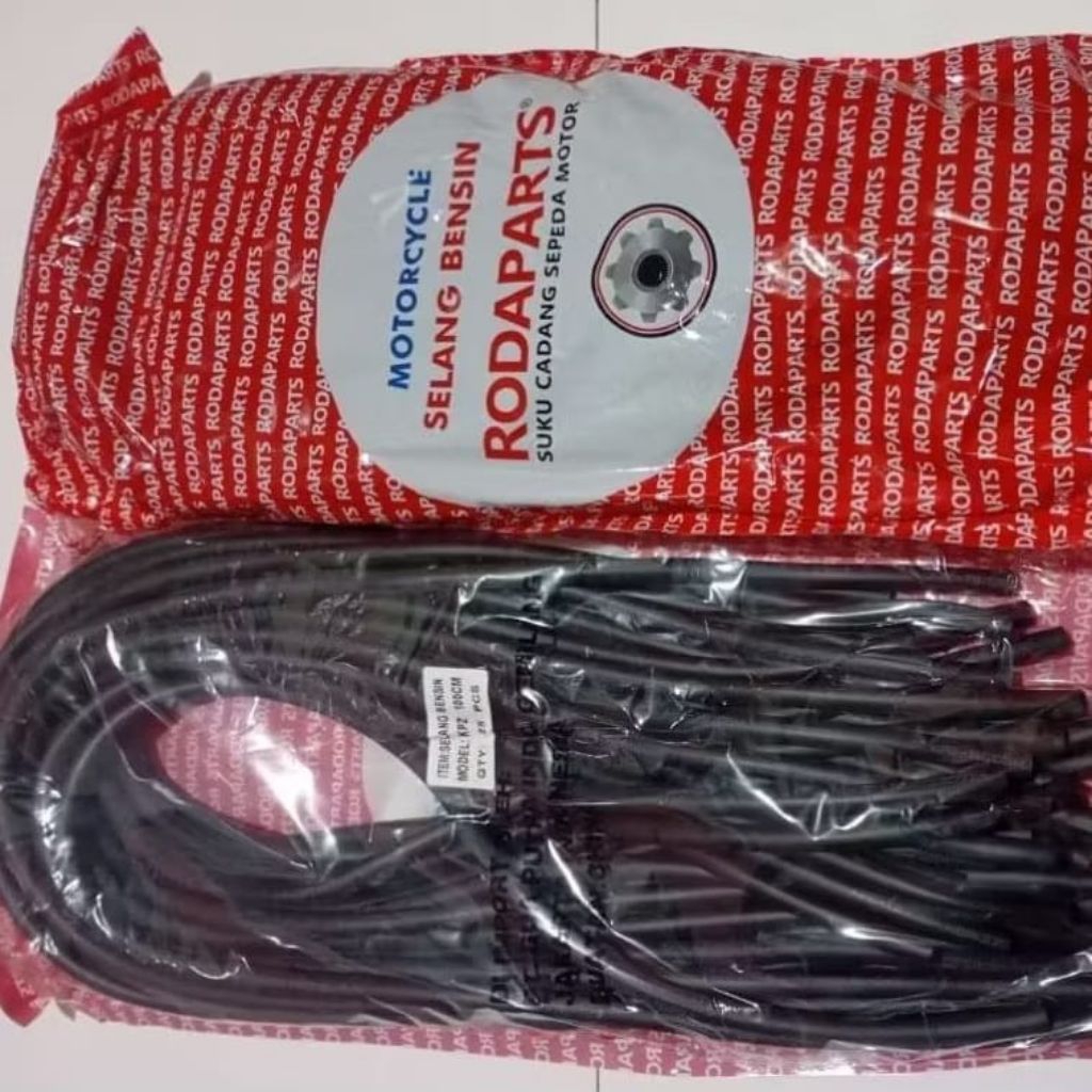 komplit slang bensin model KPZ 100cm, slang bengkok, slang warna random, slang abu honda selang