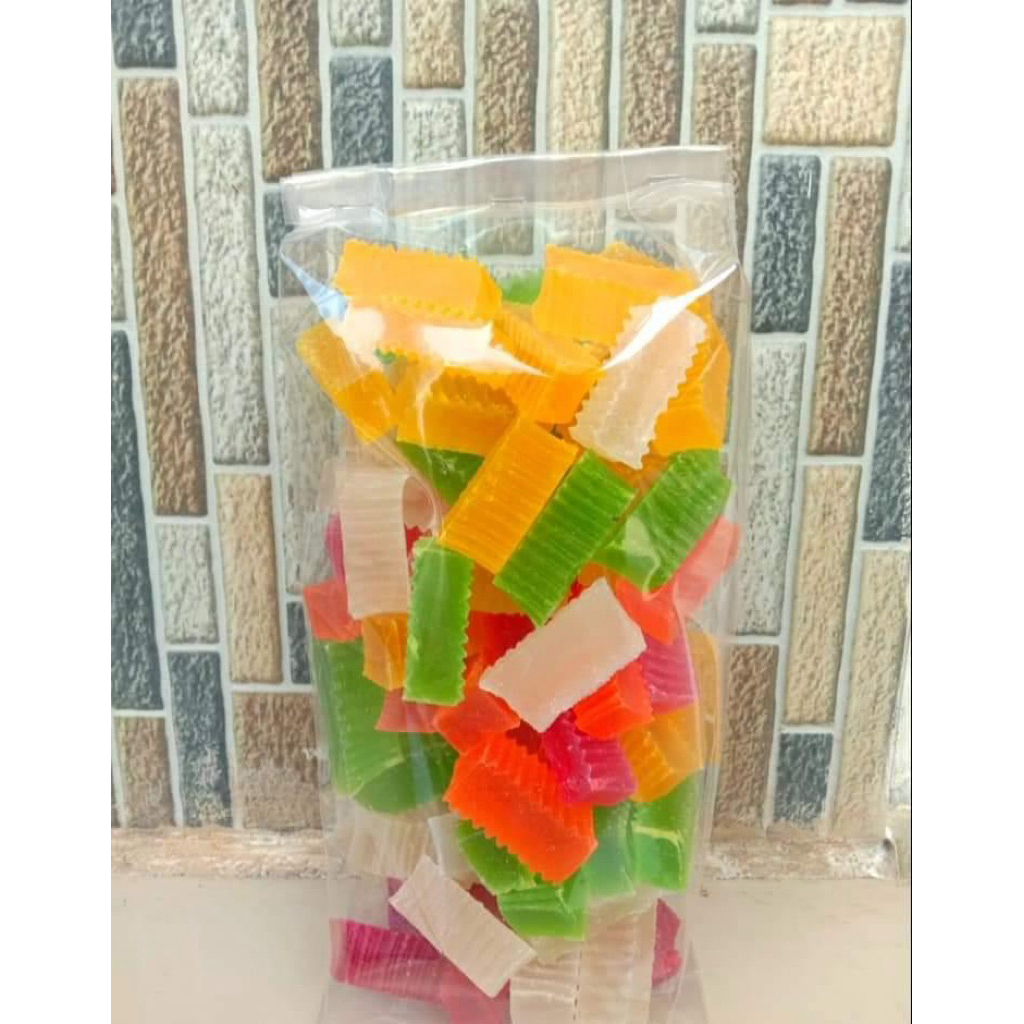 [500 gram] cemilan agar agar kering/ manisan agar agar kering