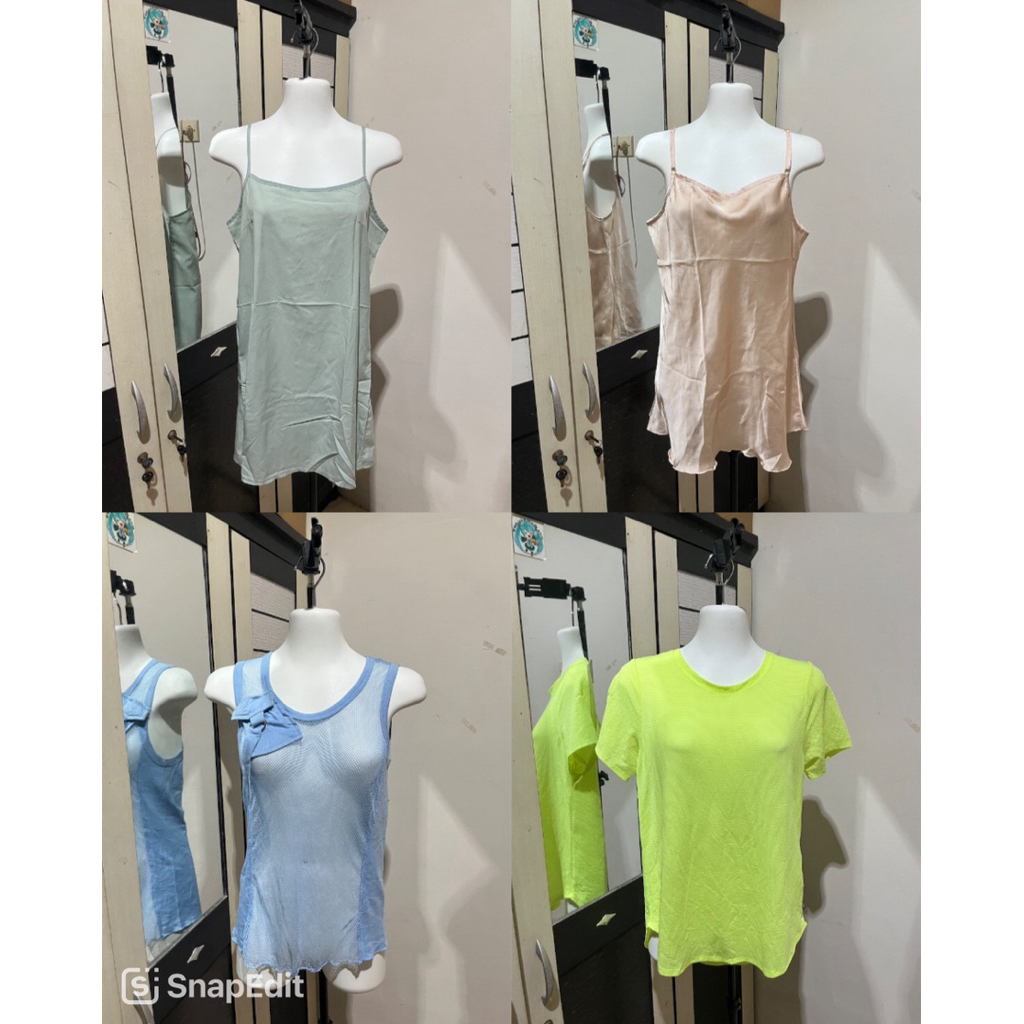 blouse jaring dress satin sexy baju tidur wanita atasan murah cantik