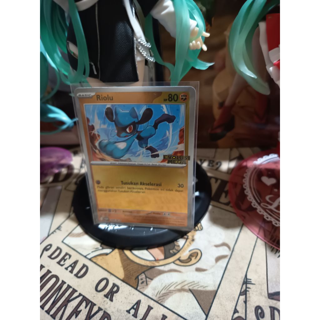 Riolu 008/M-P - PROMO Evolusi Mega - Hologram Foil - Pokemon TCG Indonesia