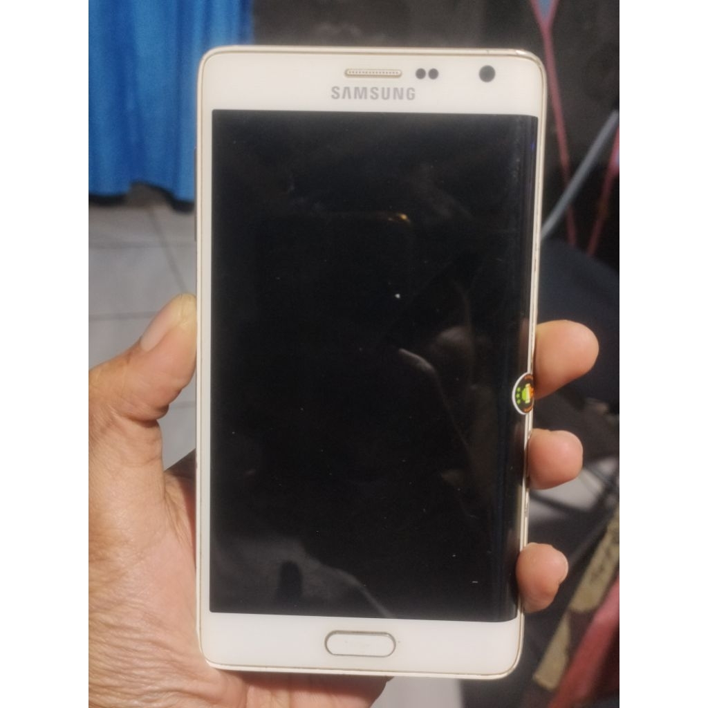 LCD Samsung galaxy note Sm-N915d/f normal garansi nempel frame layar lengkung pinggir