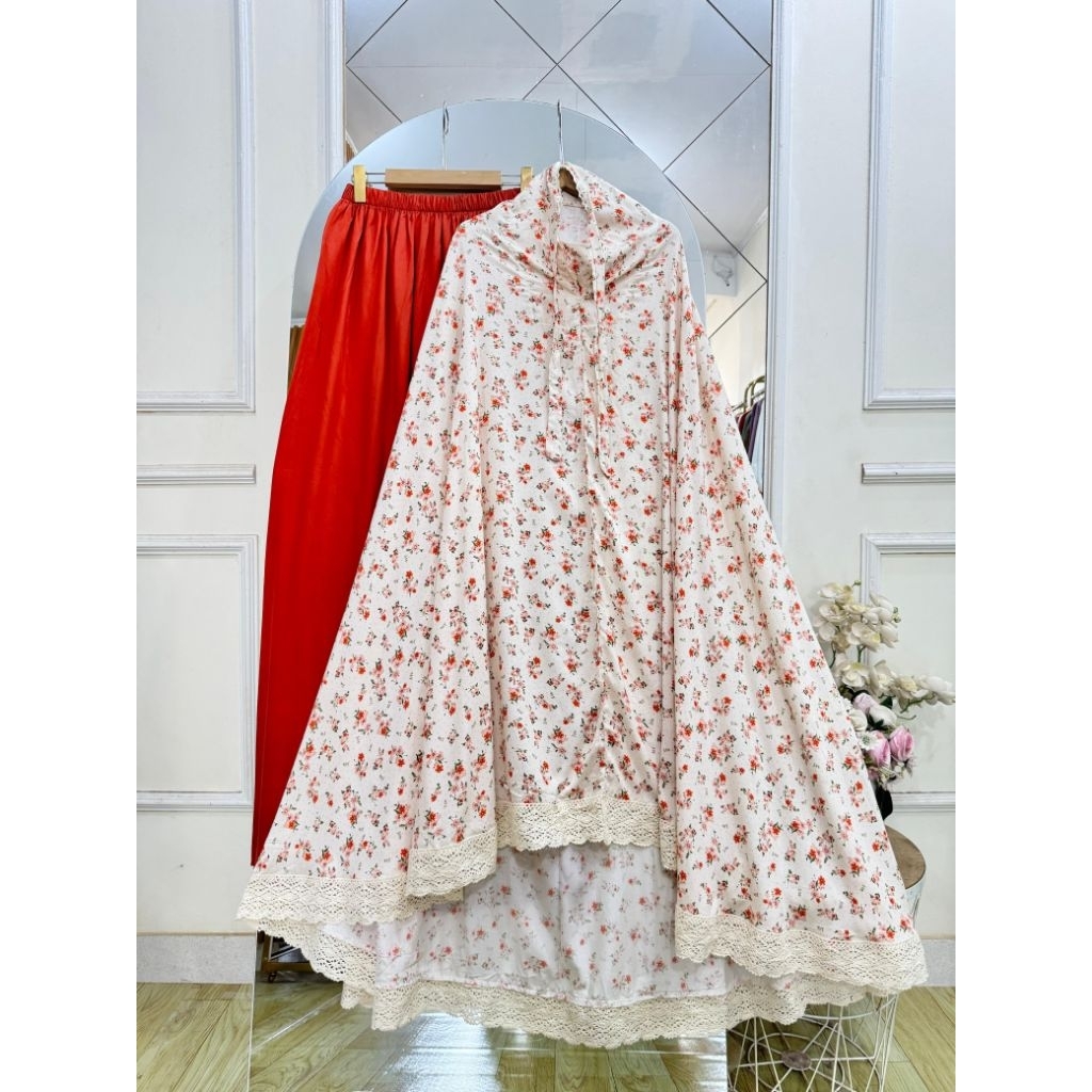 mukena rayon renda premium