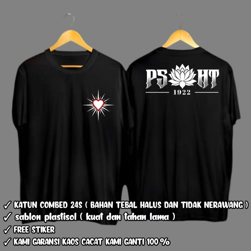 kaos psht terate 1922 katun combed 24s / kaos psht / kaos psht 1922 / kaos psht terate / kaos katun 