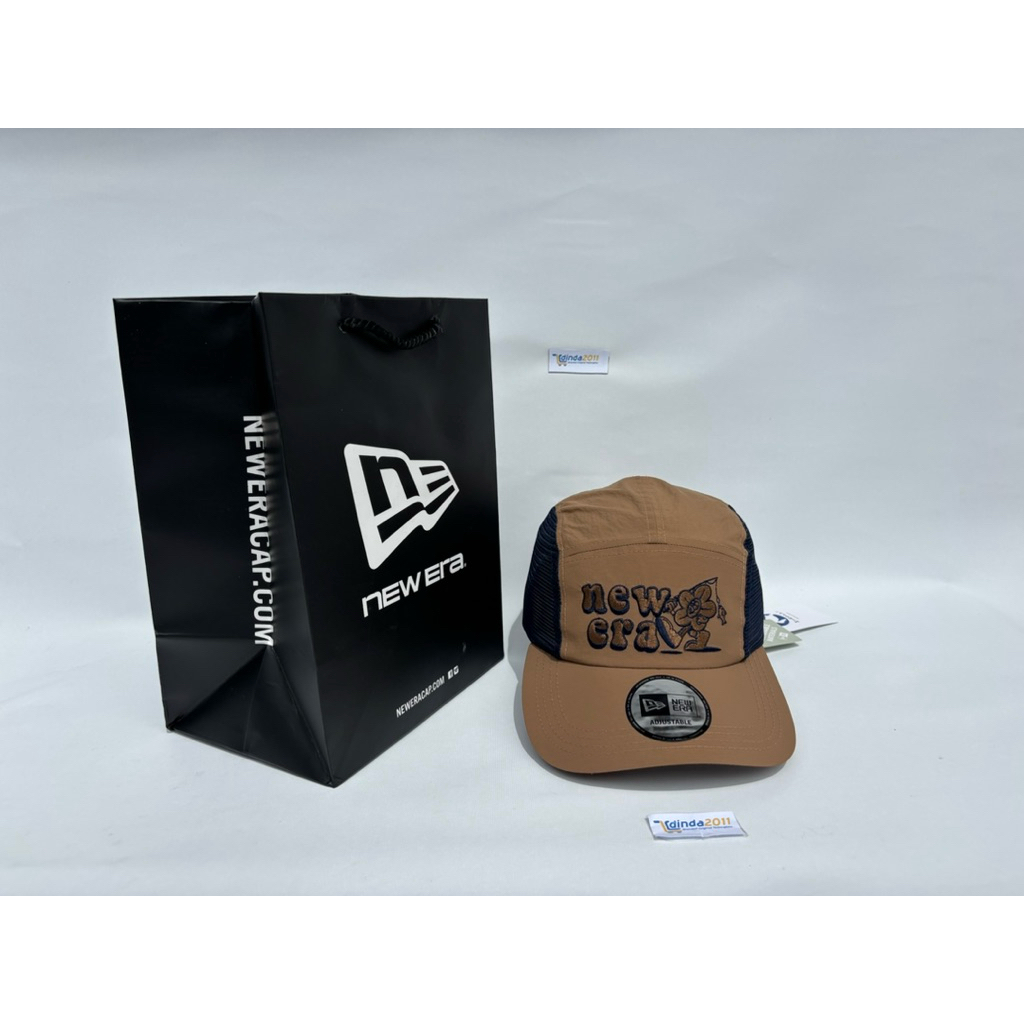 Topi NEW ERA Camper Outdoor Fish Net Khaki Original