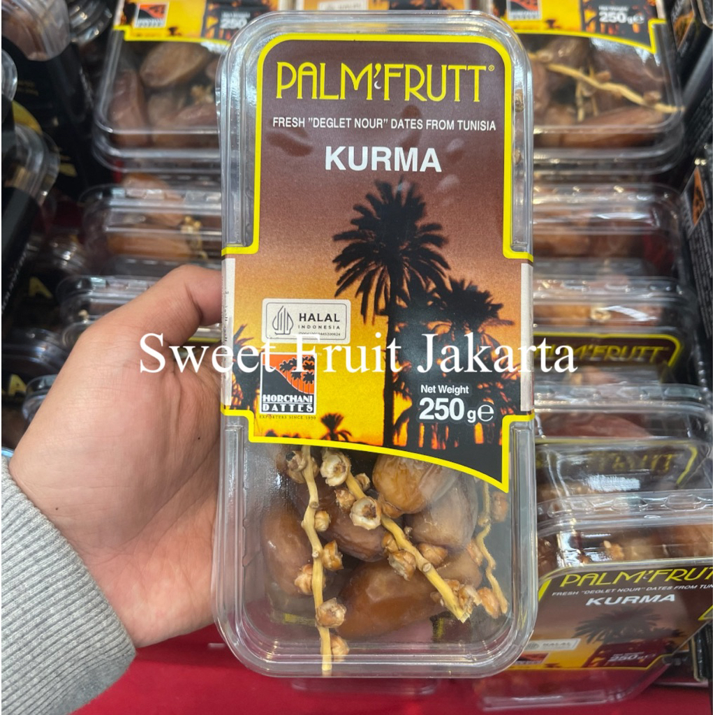 Kurma Tunisia Palm Fruit / Kurma Tangkai 250grm