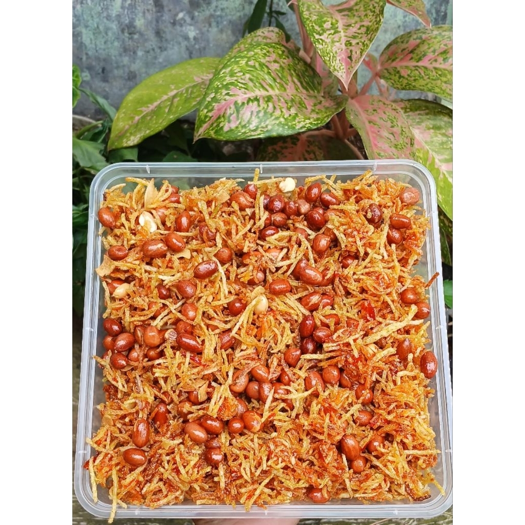 Kering Kentang Mustofa, kering kentang bulat, dan kering kentang mustofa mix kacang