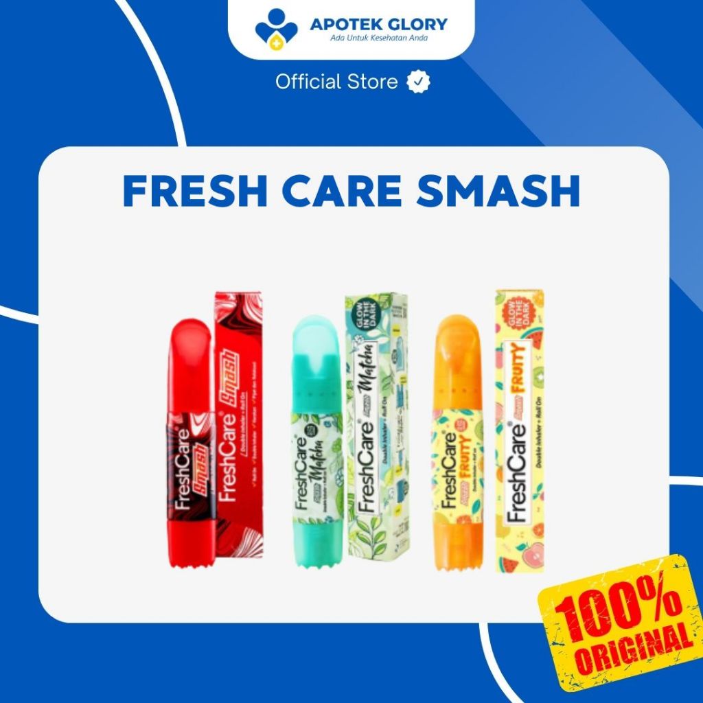 FRESHCARE SMASH - Double Inhaler + Kerokan + Roll On