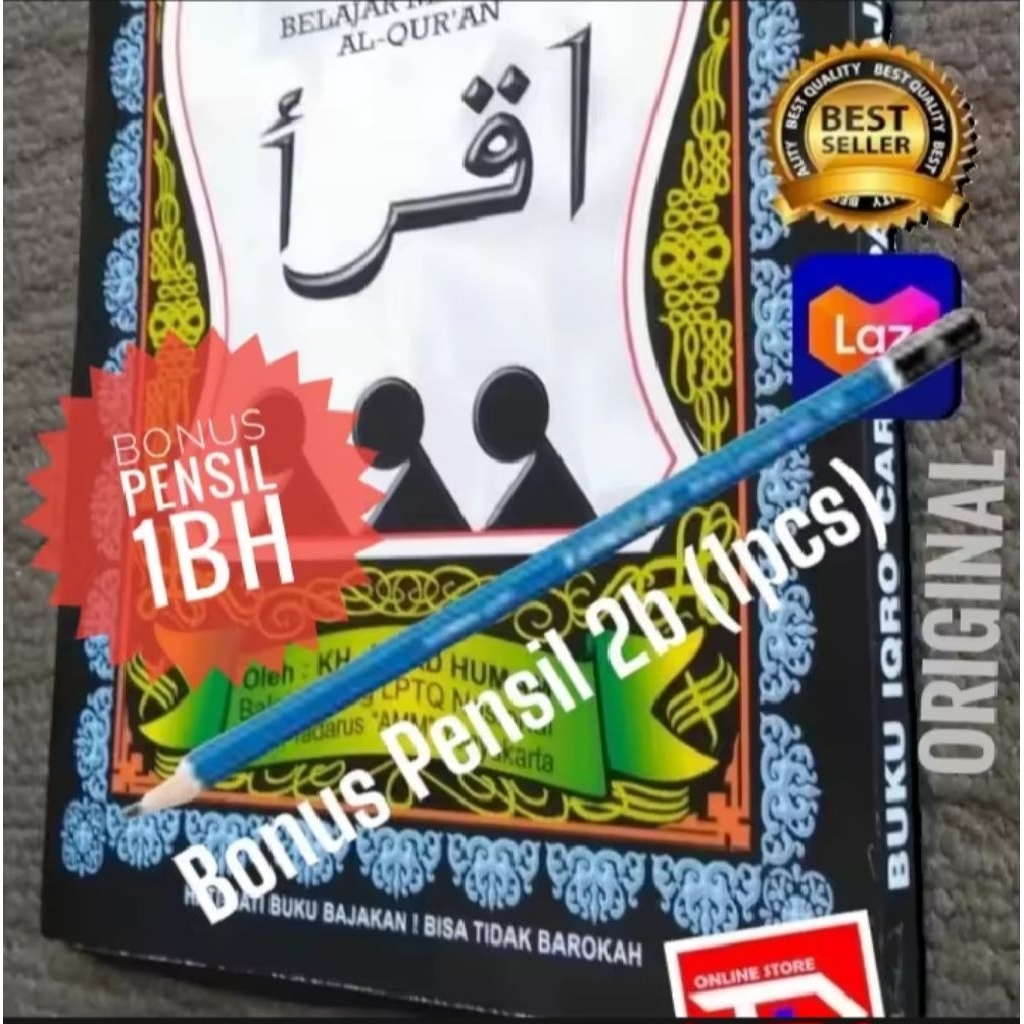 Jual Buku Iqro Besar - Buku Iqra Besar - Iqro - Iqra - Buku Belajar Mengaji