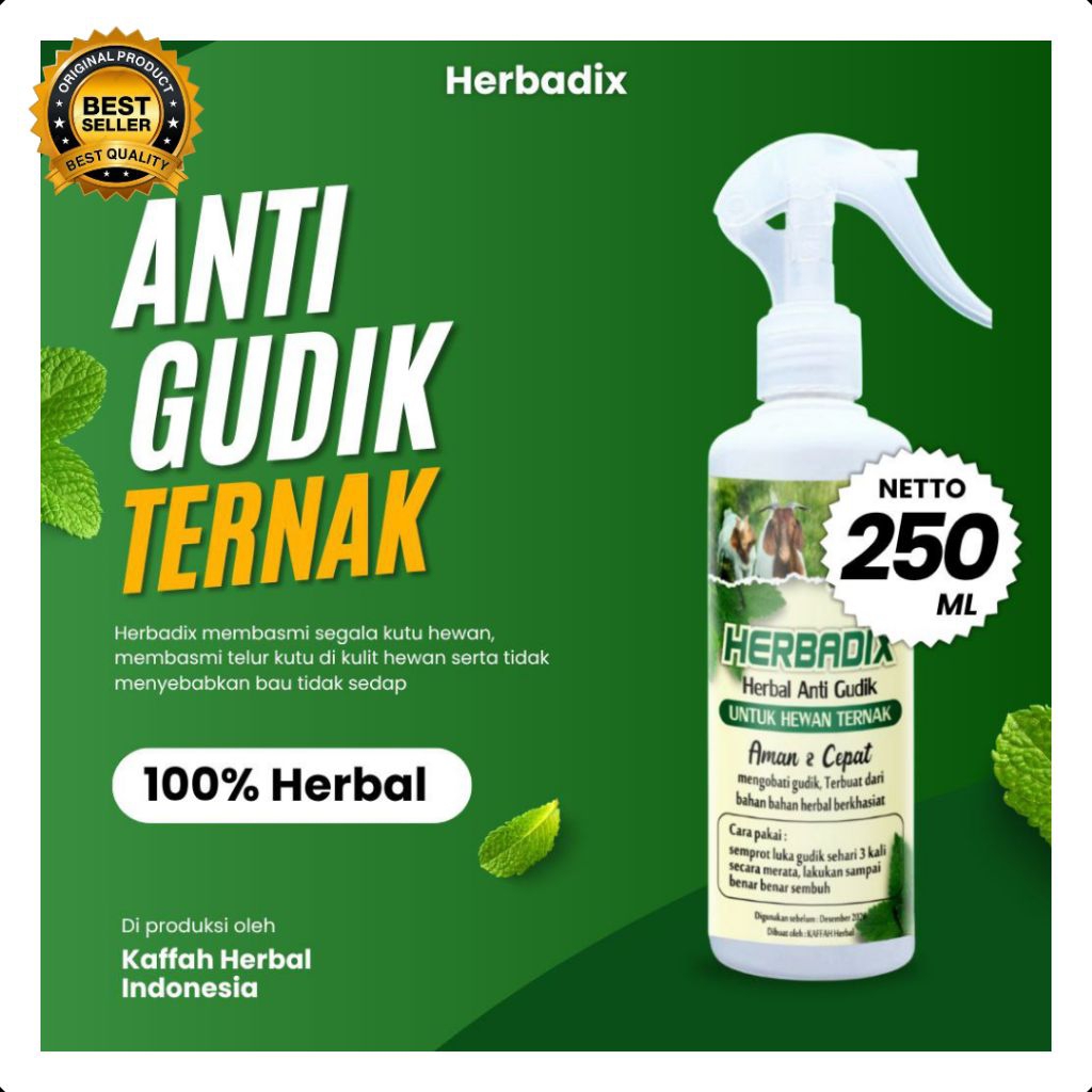 TERLARIS  Obat Gudik Kambing Herbal, Obat Gudik Kambing Manjur