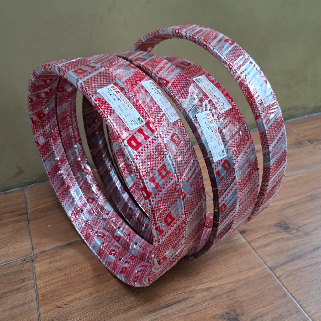 Velg Pelek DID Chrome Hitam 17x140 17x160 16x185 18x160 ORIGINAL OEM Tebal Kuat Teruji