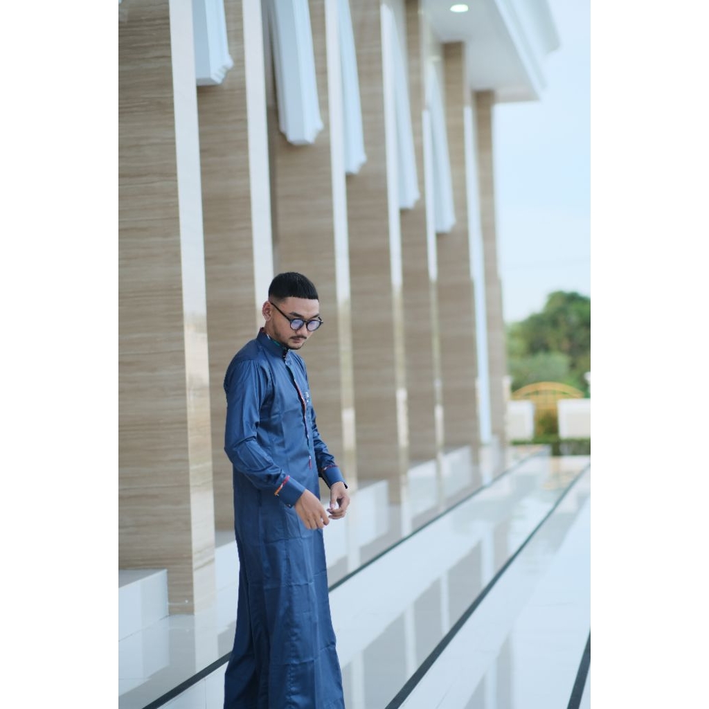 [BEST SELLER] Gamis Rafiq Saudi by El Banjari Exclusive - Kombinasi Elegan Sasirangan Khas Banjar