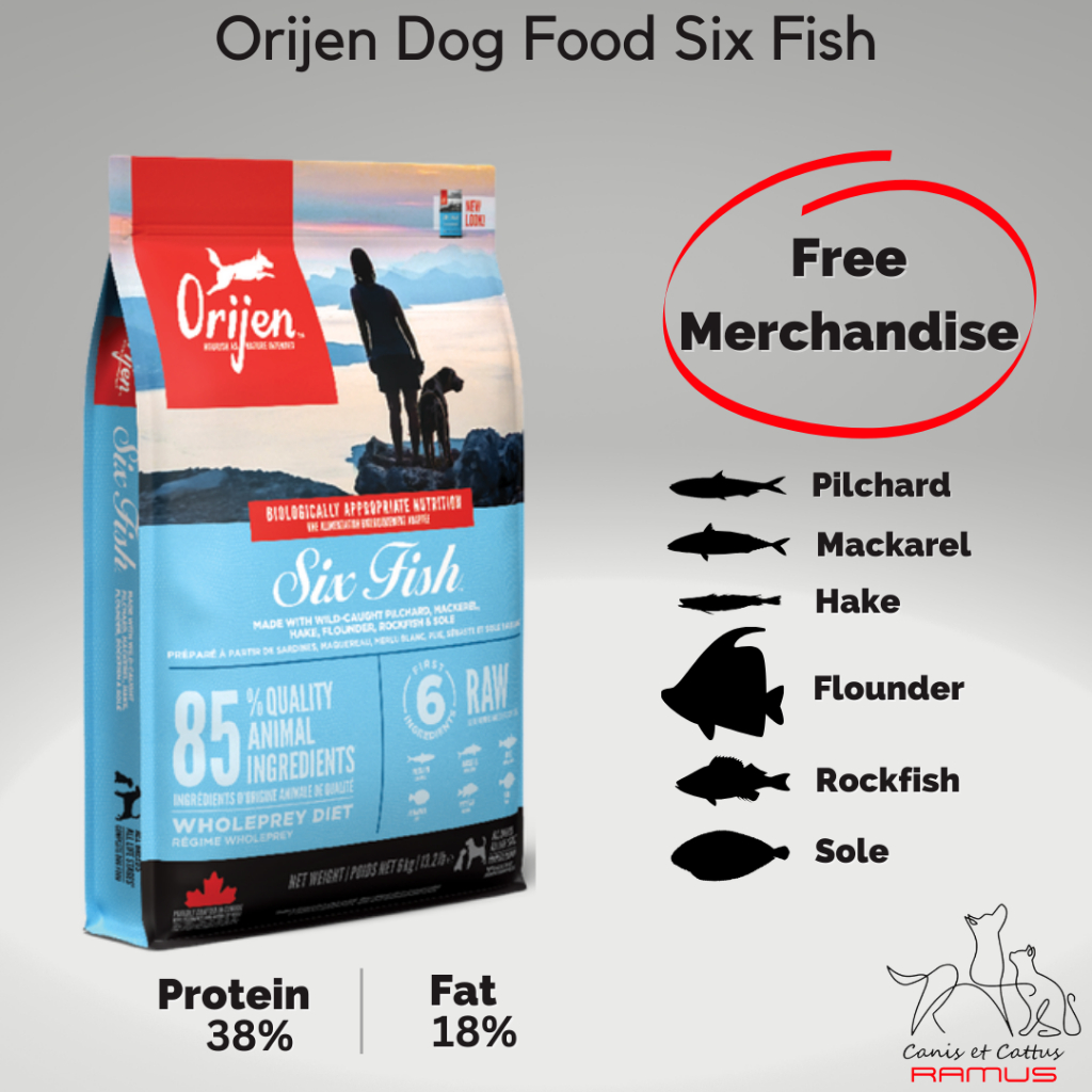 Orijen Six Fish 6kg Dog Food
