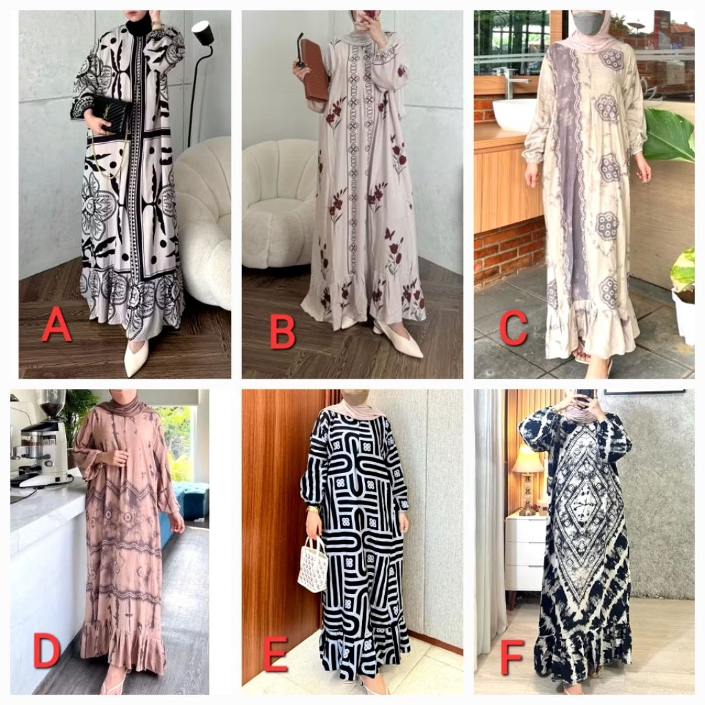 (NEW) GAMIS RUMAHAN GAMIS BATIK RAYON SANTUNG | GELANG ANAK