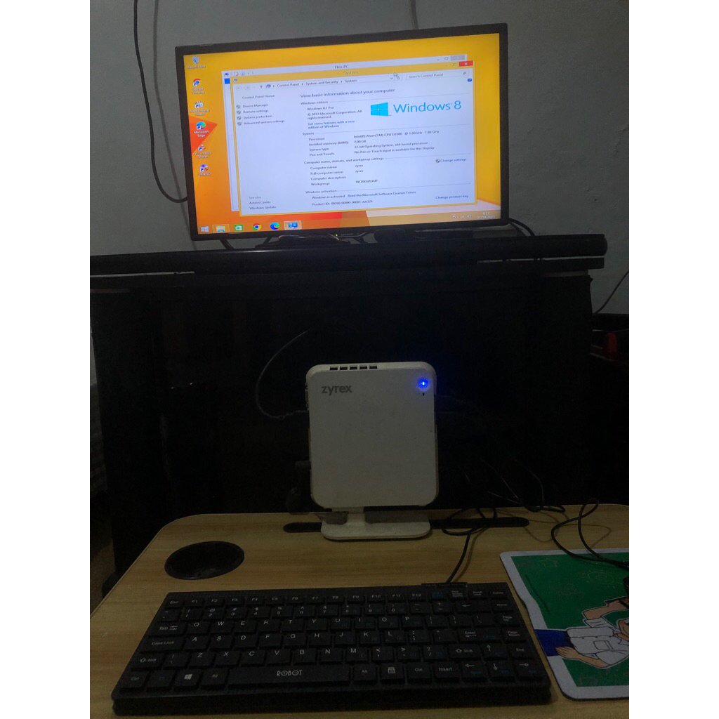 Mini PC ZYREX SKY T315P Ram 2gb HD 256