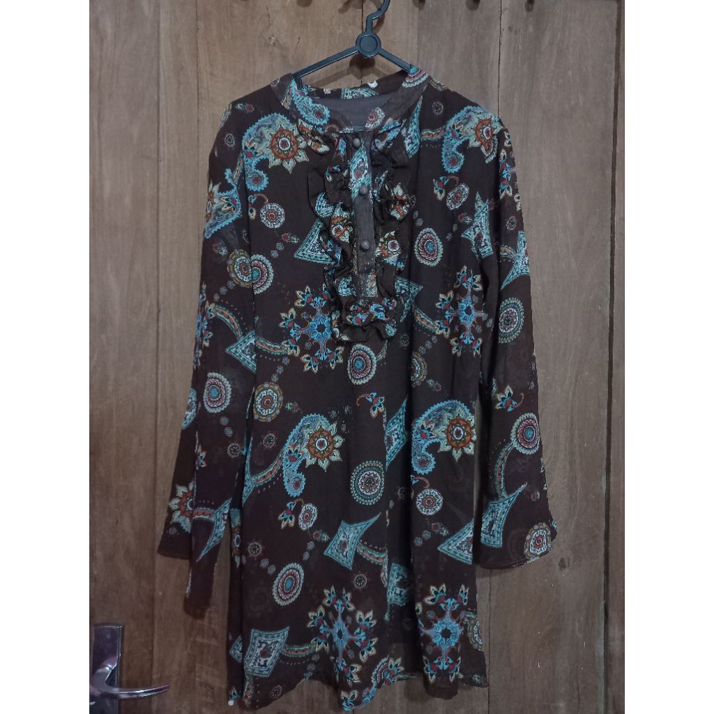 (Baca Deskripsi) atasan wanita bekas | baju wanita preloved | blouse wanita big size | kode A014