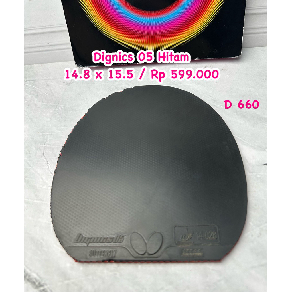 PROMO FLASH SALE SECOND KARET BET tenis meja DIGNICS 05 Hitam original market japan