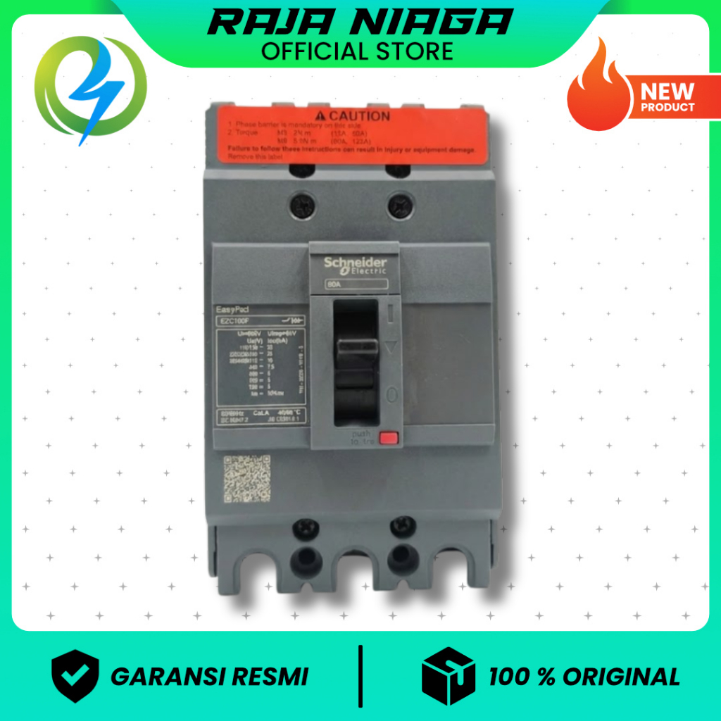 Mccb 3p 80a Schneider