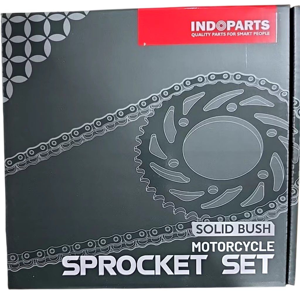 GIR GEAR SET RANTE KOMPLIT SPROCKET CHAIN KIT INDOPARTS KTL KWB KPH SUPRA FIT NEW BLADE REVO ABSOLUT