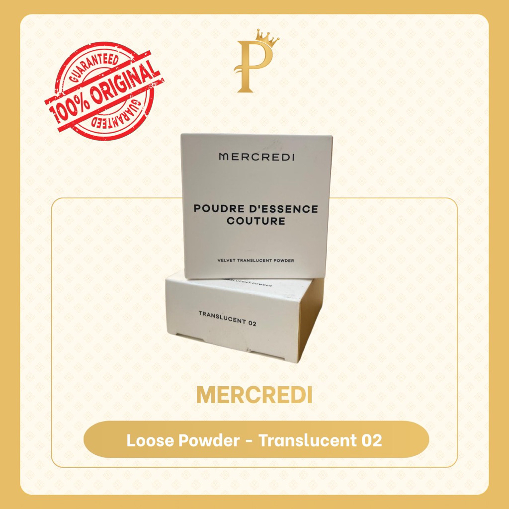 Mercredi Bedak Tabur - 02 Translucent