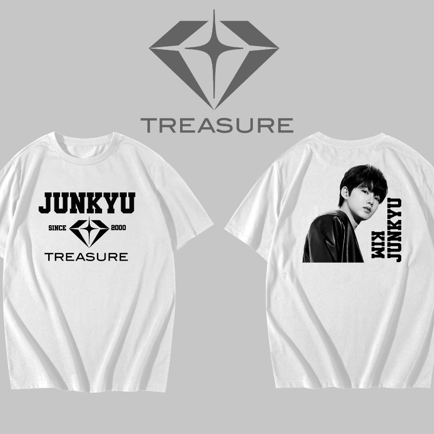 KAOS KIM JUNKYU TREASURE / TSHIRT TREASURE / KAOS KPOP / FANSMERCH