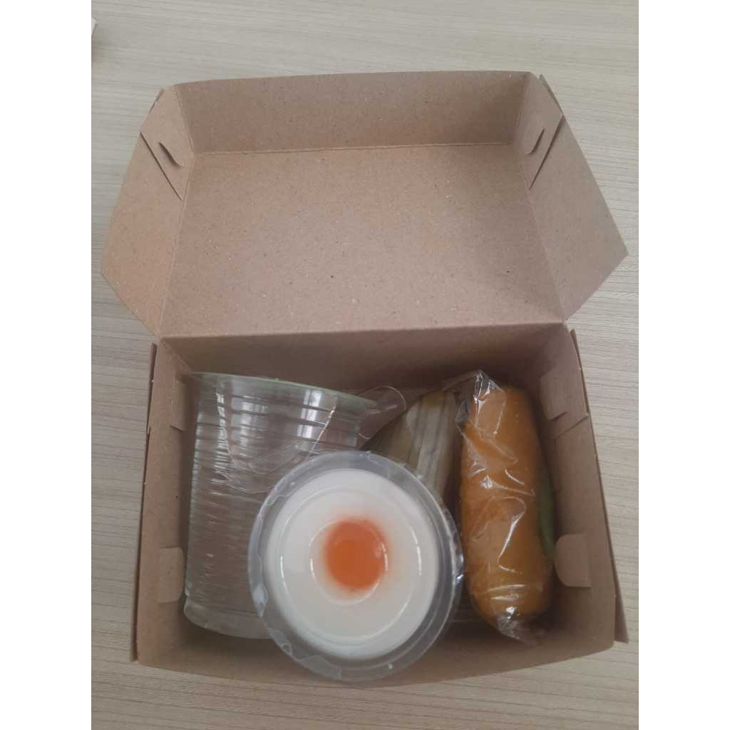 Dus Box Snack Coklat 14x10x7.5 | Eceran