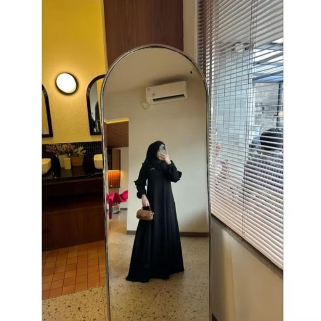 Gamis Abaya Syahira Motif Semi Salur - Mewah