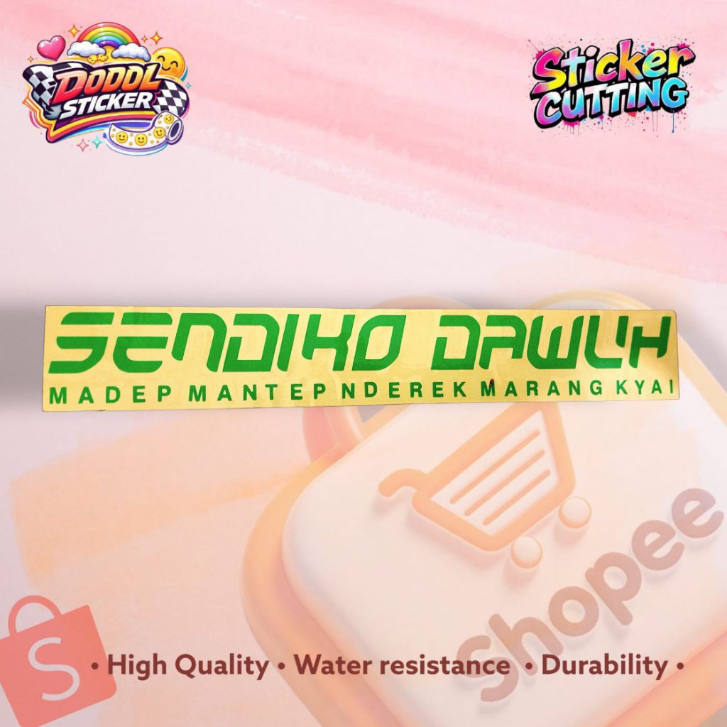 Sticker Sendiko Dawuh